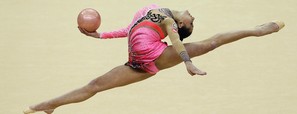 Campionatul Naţional Şcolar de Gimnastică Ritmică la sala "Mircea Albu"
