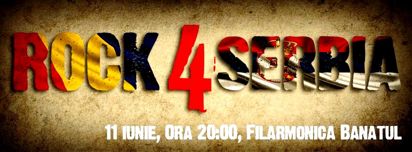 Rock 4 Serbia. Concert umanitar la Timișoara