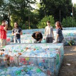 cel mai mare pod din PET-uri la Timisoara