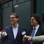 primarul Nicolae Robu porneste statia de filtrare a aerului de la Timisoara amplasata in Piata Sfantul Gheorhe