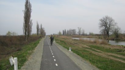 FOTO / AUDIO / Noua pistă de biciclete de-a lungul Canalului Bega, inaugurată
