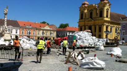 Despre şantierele din centrul Timişoarei, cu primarul oraşului, Nicolae Robu, la „Vestul Zilei”