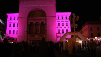 Ziua de Luptă împotriva Cancerului la Sân: Clădirea Operei din Timișoara, iluminată în roz. Se lansează Asociația Oncologică Părintele Arsenie Boca