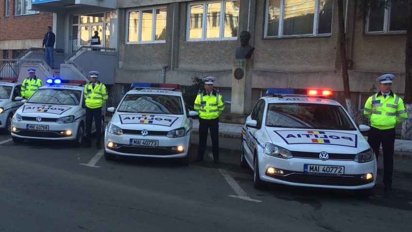 Șapte mașini Volkswagen Polo, pentru Poliția Arad