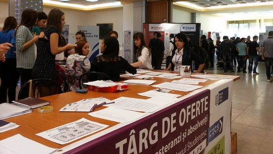 Oferte de muncă pentru studenţi la "Zilele Carierei" în UPT