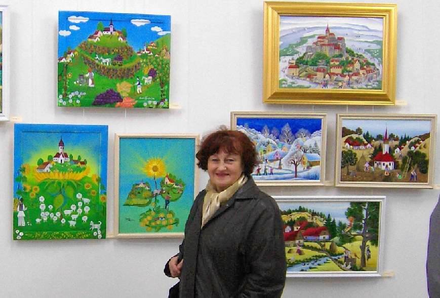 Expoziţie deArtă Plastică Viorica Ana-Farkaş la Biblioteca germană "Alexander Tietz"