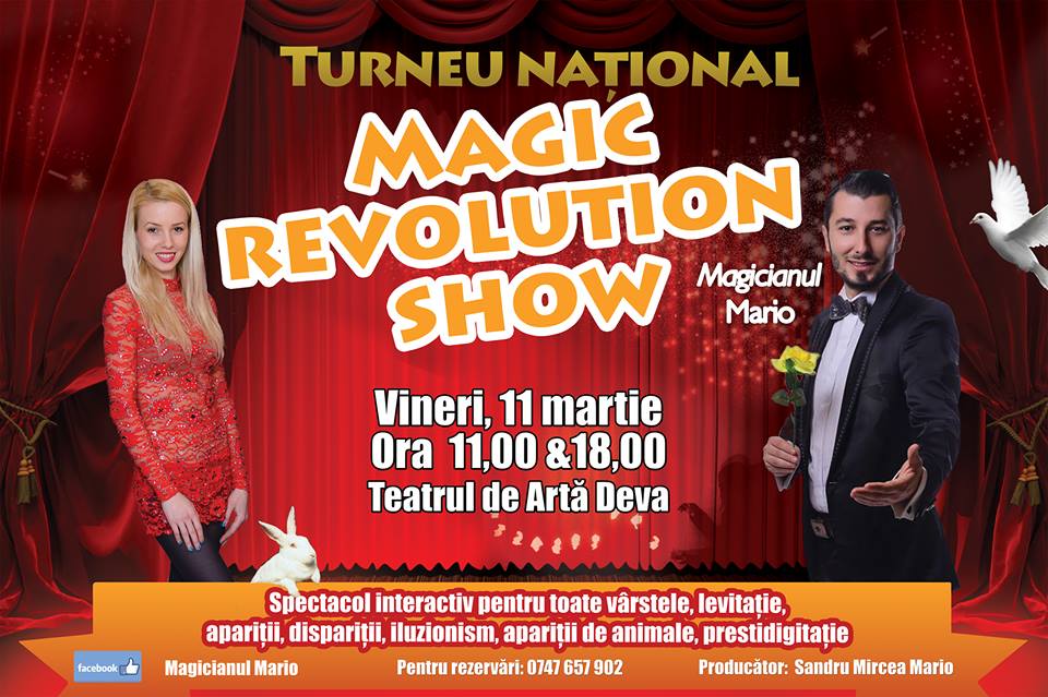 "Magic Revolution Show" la Teatrul de Artă