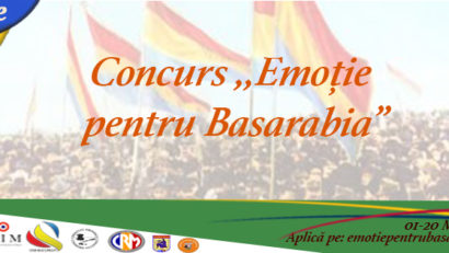 Concurs de fotografie, video şi scrisori – „Emoţie pentru Basarabia”