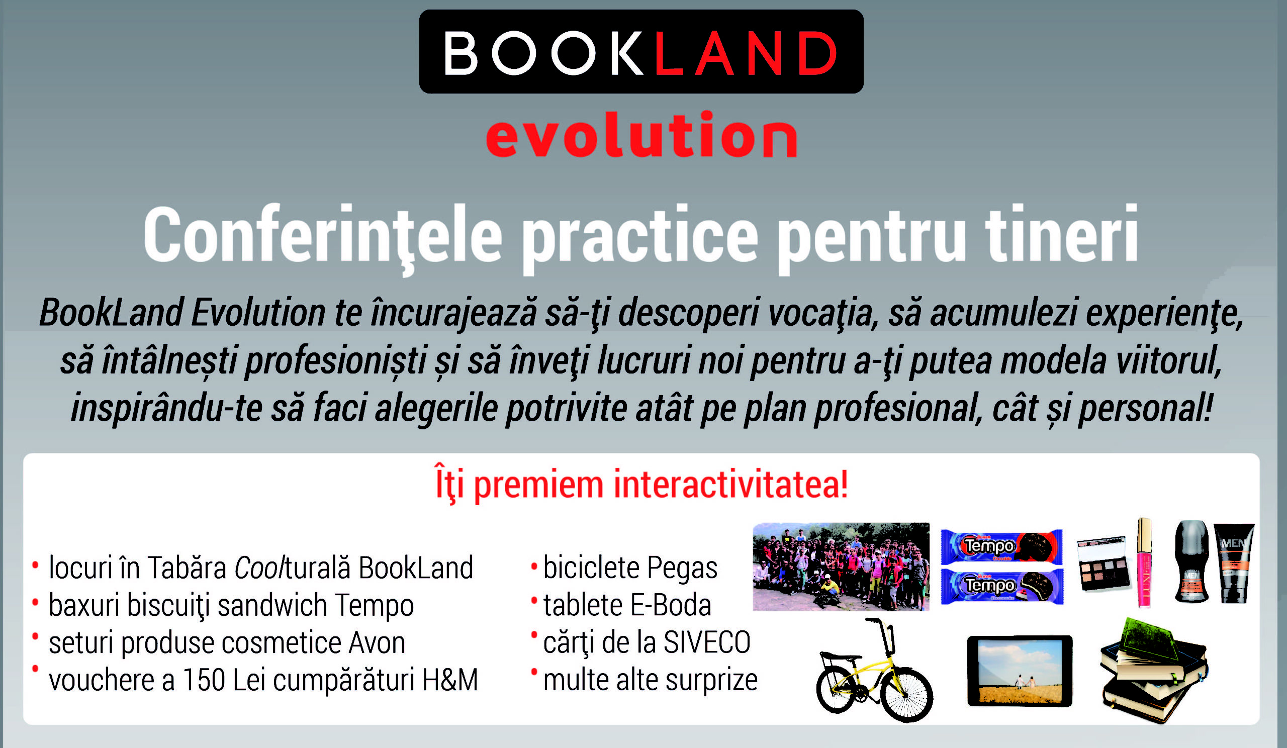 "Bookland 2016 - Conferinţe practice pentru tineri" la Biblioteca judeţeană "A.D.Xenopol"