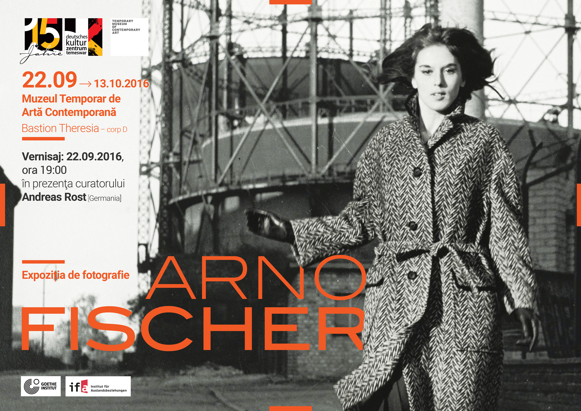 Expoziţie de Fotografie Arno Fischer, la Bastionul Theresia