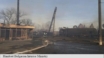Accident feroviar urmat de explozie în Bulgaria