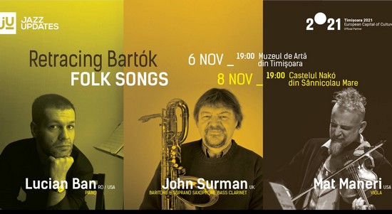 ”Retracing Bartok” – cântece populare românești culese de Bela Bartok, pe ritmuri de jazz