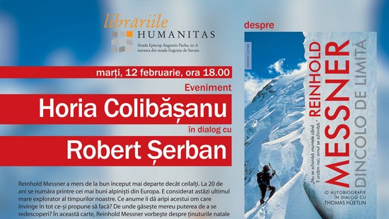 Horia Colibășanu în dialog cu Robert Șerban la Librăria Humanitas