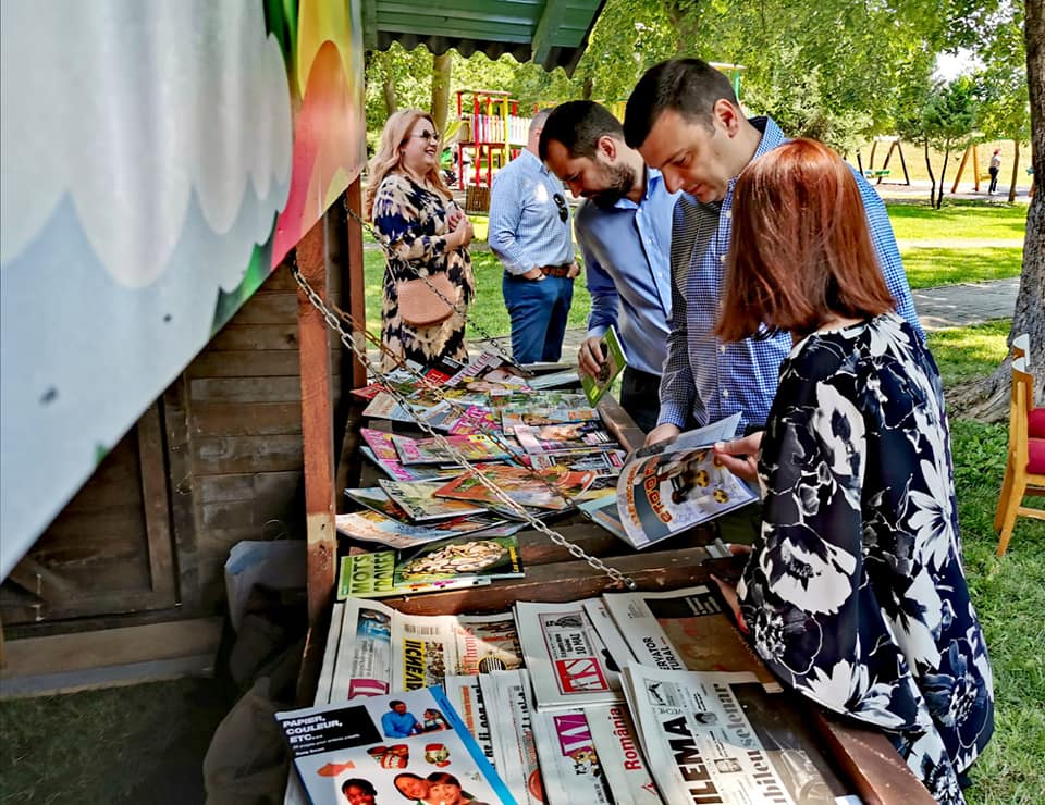 Biblioteca Estivală se deschide în parcurile din Arad