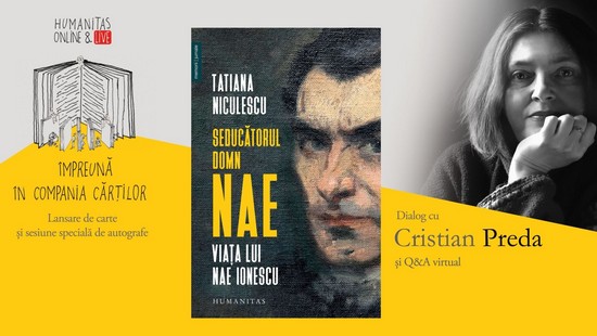 Lansare de carte online: „Seducătorul domn Nae” de Tatiana Niculescu
