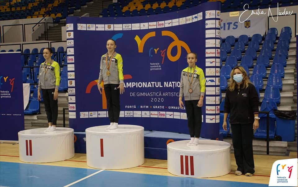 AUDIO | LPS Cetate Deva, trei medalii de bronz, la junioare, în finalele pe aparate de la Naţionalele de gimnastică