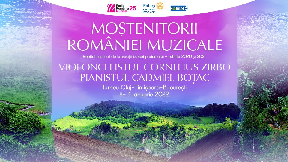 “Moștenitorii României muzicale”: pianistul Cadmiel Boțac și violoncelistul Cornelius Zirbo în 11 ianuarie la Timișoara