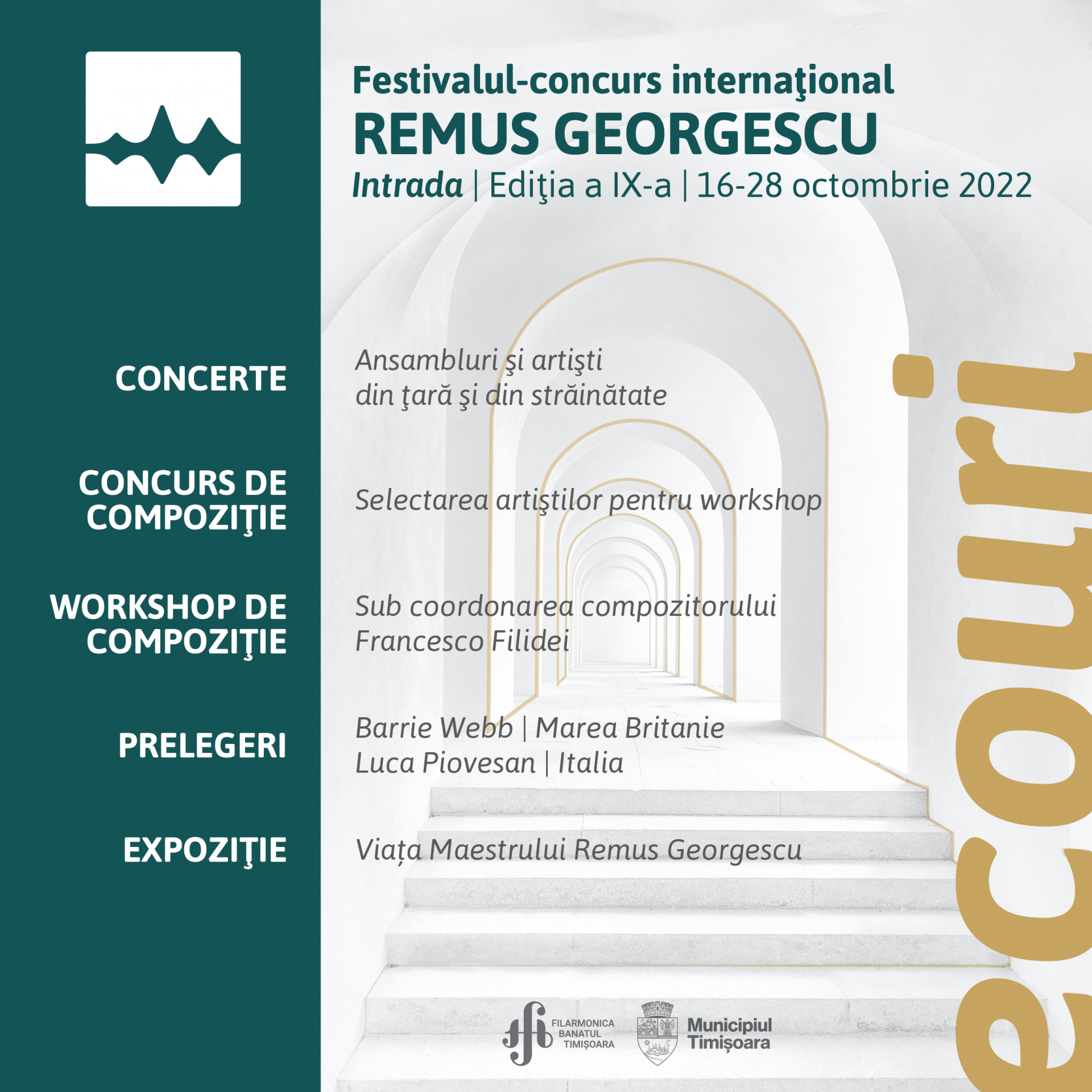 Festivalul-Concurs Internațional „Remus Georgescu” este noul titlu al festivalului de Muzică Nouă, organizat de Filarmonica „Banatul”, la Timișoara