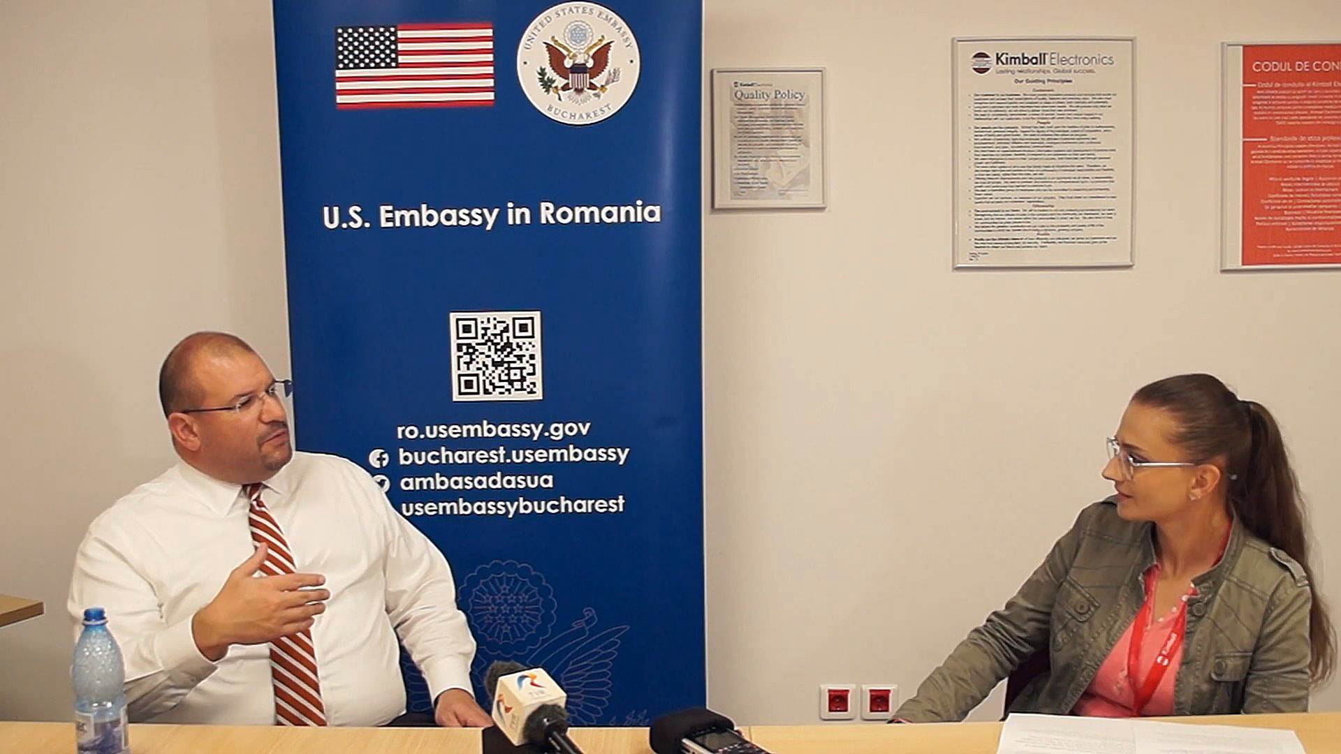 EXCLUSIVITATE: Interviu cu David Muniz, însărcinat cu afacerile în cadrul Ambasadei S.U.A | VIDEO