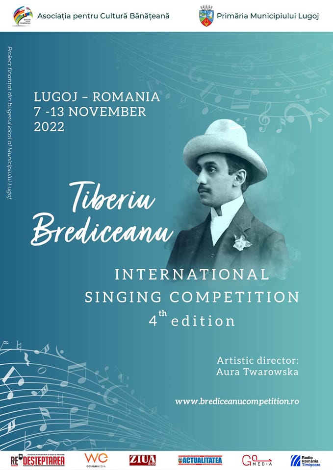 Concursul Internațional de Canto „TIBERIU BREDICEANU”, ediţia a IV –a, 2022, Lugoj