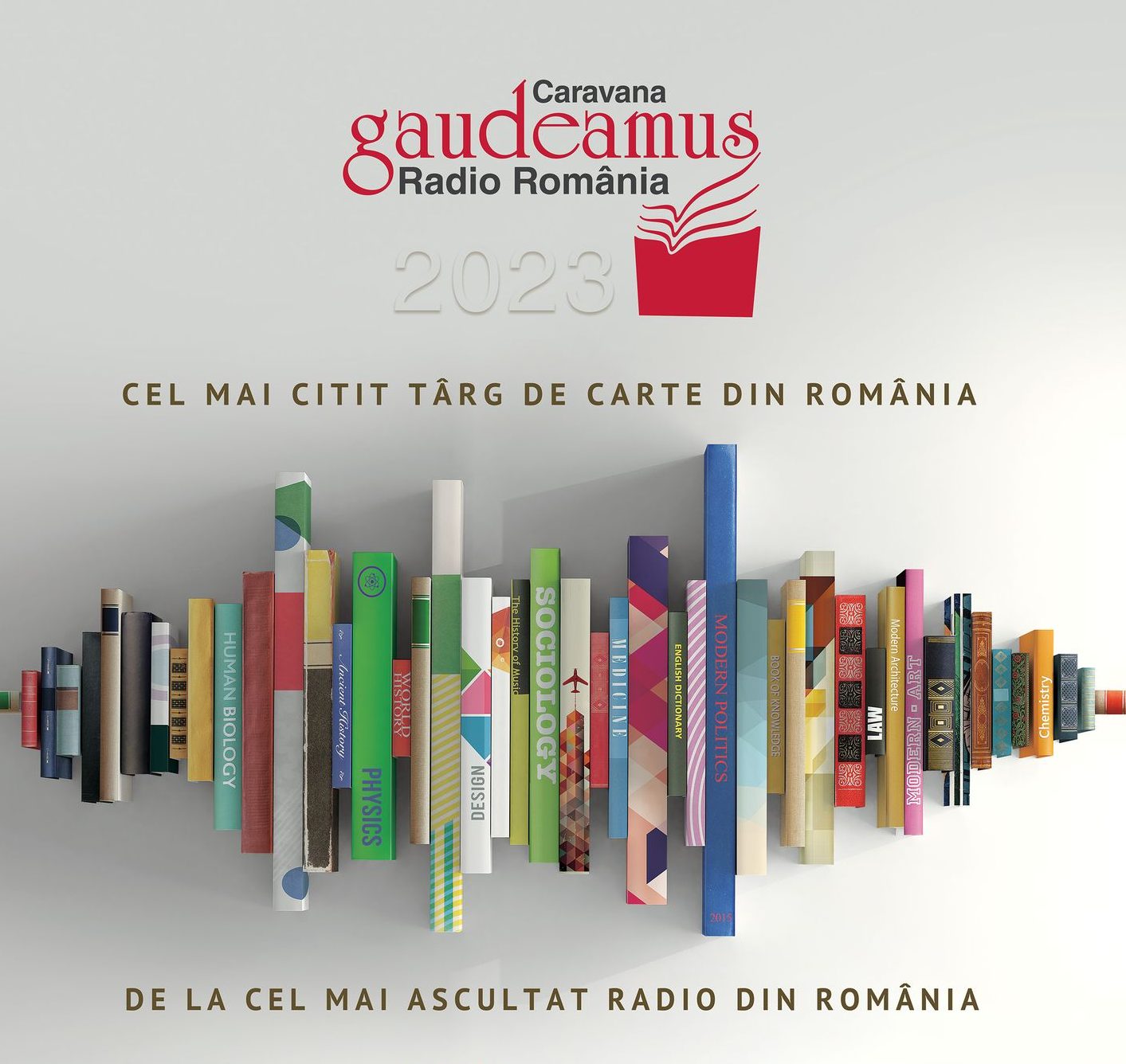 Târgul de Carte Gaudeamus Radio România, în Piața Unirii din Cluj-Napoca