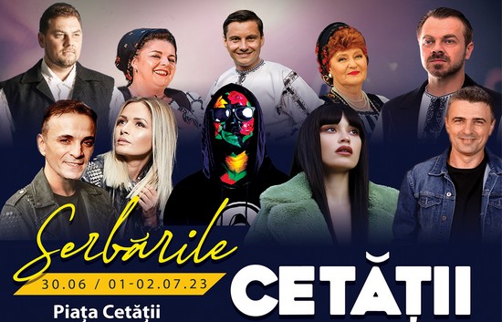 Carla`s Dreams, Vunk, Direcția 5 și Irina Rimes la Serbările Cetății Deva 2023 / PROGRAM