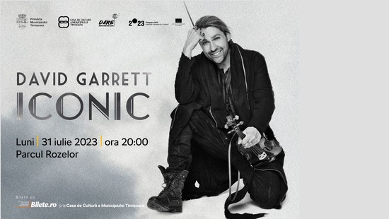 David Garrett, unul dintre cei mai rapizi violoniști din lume, concertază la Timișoara