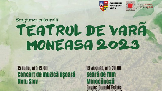 Parada clătitelor, concerte și proiecții de filme la Teatrul de Vară din Moneasa