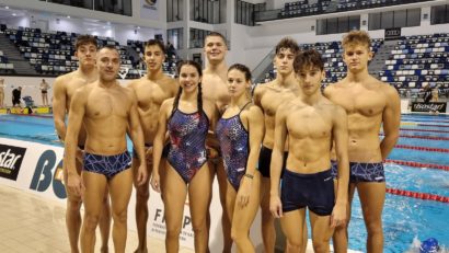 Înotătorii de la CSU Poli s-au întors cu medalii de la Campionatul Național în bazin scurt