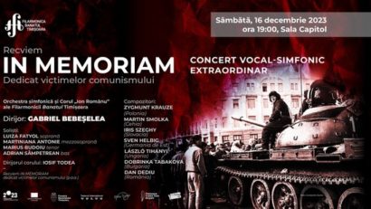 Concert extraordinar în premieră, în cadrul evenimentelor dedicate Revoluției din Decembrie 1989