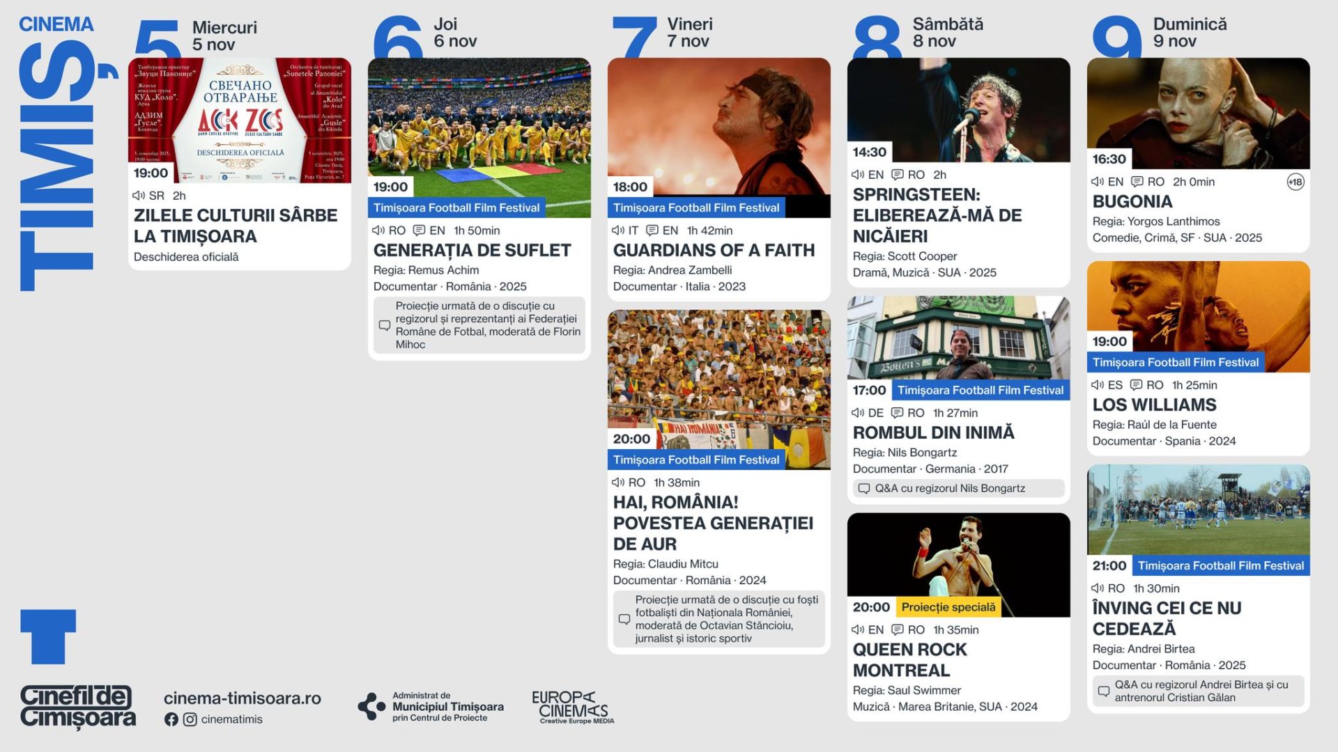 cinema timis program