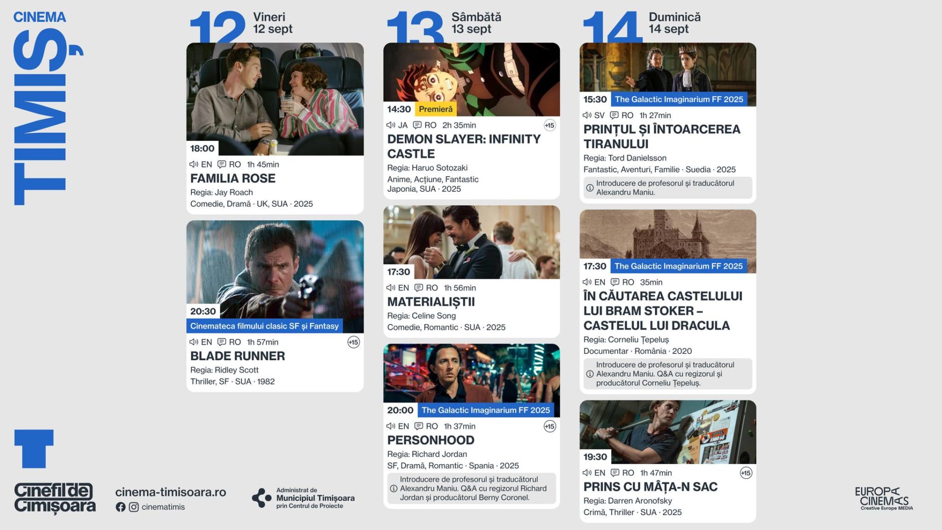 cinema timis program