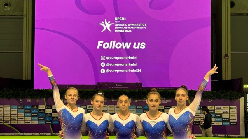 Gimnastele junioare, locul 8 pe echipe la Europenele de la Rimini Gimnastele junioare, locul 8 pe echipe la Europenele de la Rimini