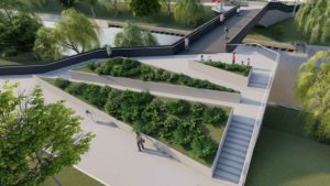 Termen pentru începerea lucrărilor la pasarela dintre Parcul Copiilor și Parcul Regina Maria