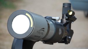 Eclipsa parțială de soare, vizibilă în vestul țării. Zeci de arădeni interesați să urmărească fenomenul astronomic