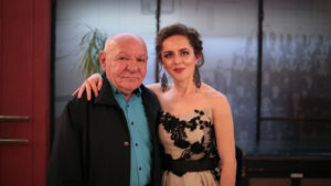 Ana-Maria Stănoia și tatăl ei, Răfăilă Vincu, în direct la Radio Timișoara