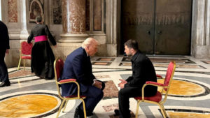 Volodimir Zelenski şi Donald Trump, întâlnire în Bazilica Sf. Petru