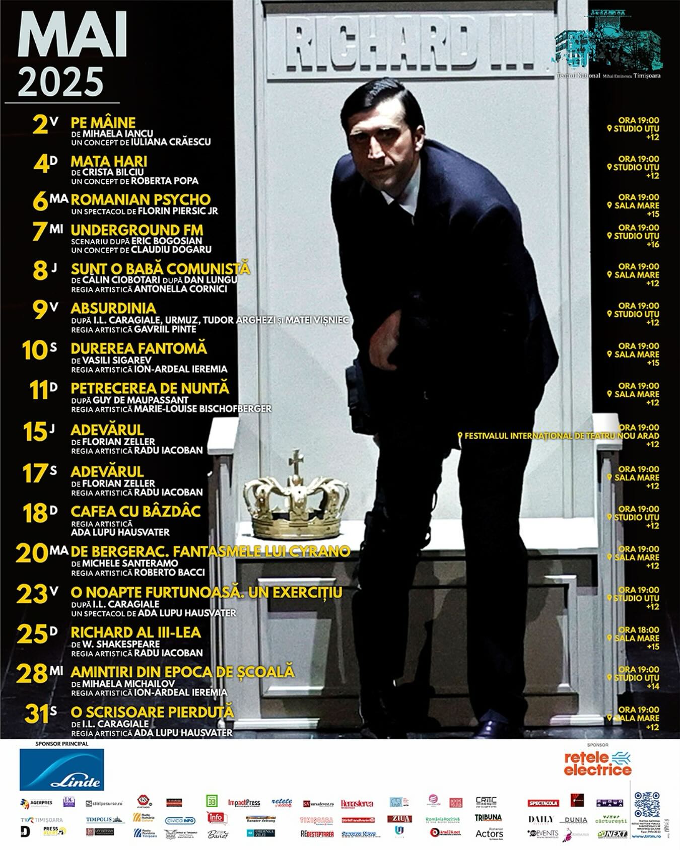 teatrul national timisoara program