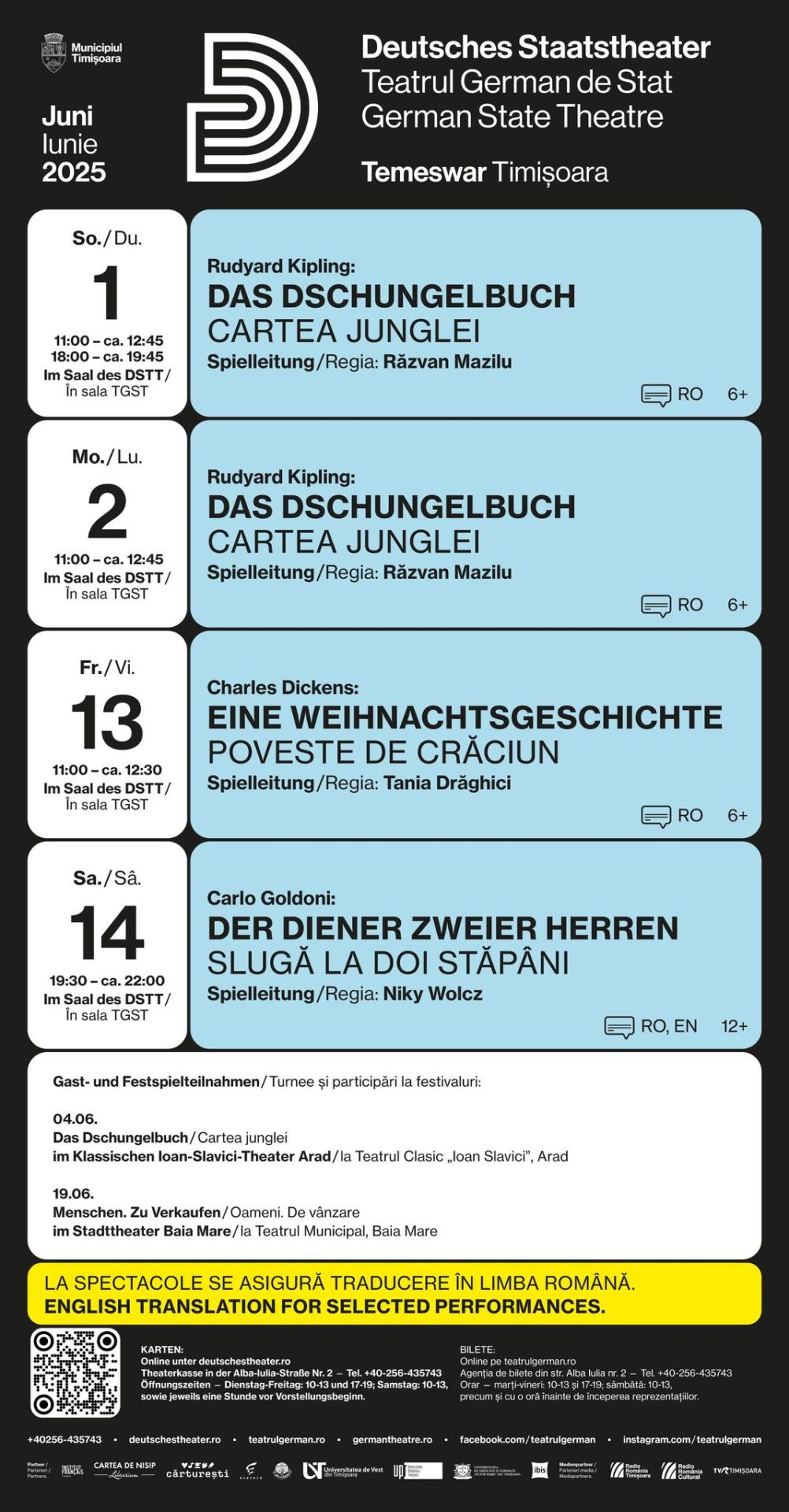 teatrul german timisoara program