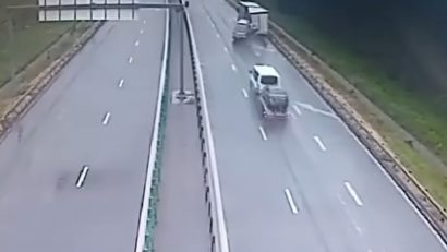 Accident cu 11 persoane implicate pe A1 în apropiere de Nădlac
