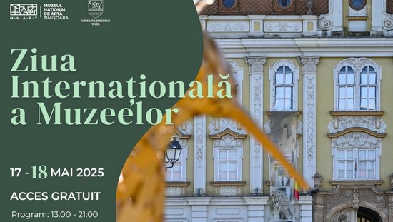 Muzeul Național de Artă Timișoara marchează Ziua Internațională a Muzeelor prin acces gratuit pentru public
