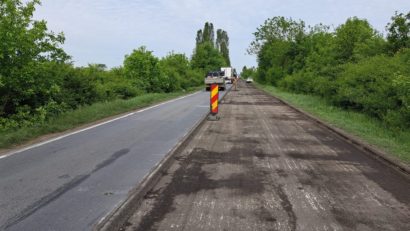 Se lucrează pe DN 68A în Timiș. Circulație cu restricții între Coșava și Margina