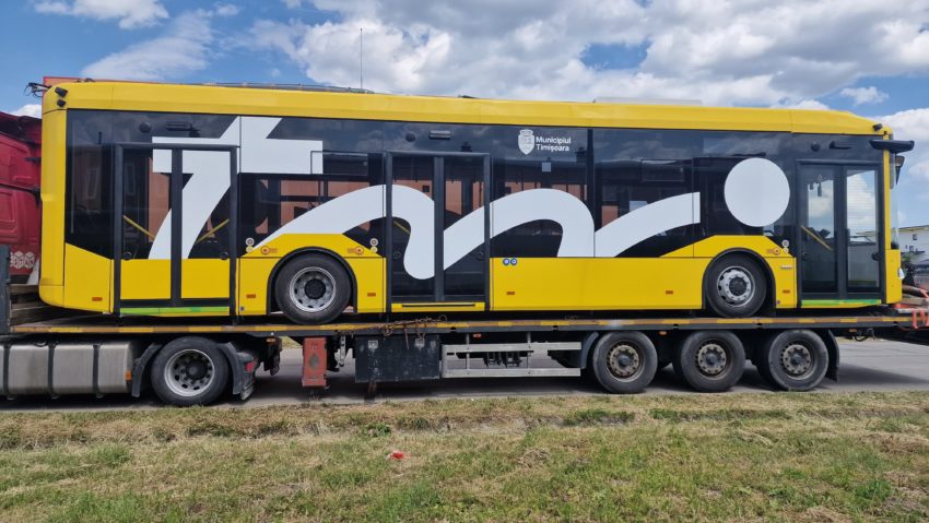 Primul troleibuz a ajuns la Timișoara Primul troleibuz a ajuns la Timișoara