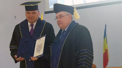 Cseke Attila, Doctor Honoris Causa din partea Universității de Medicină şi Farmacie din Timişoara
