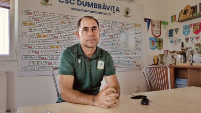 AUDIO / Florin Fabian, antrenorul-scriitor de la CSC Dumbrăvița