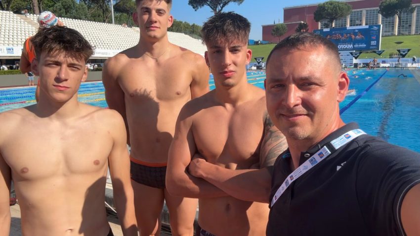Trei înotători de la Poli concurează la Foro Italico Trei înotători de la Poli concurează la Foro Italico