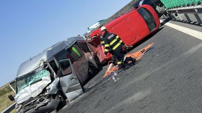 Accident grav pe Autostrada A1, în zona Buziaș