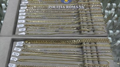 Bărbat reţinut pentru furtul unor bijuterii în valoare de 300.000 lei