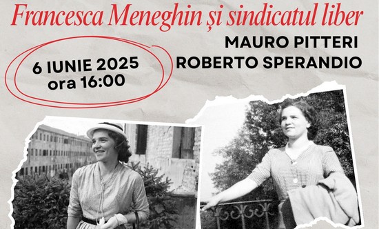 Lansare de carte la Arad: „Eterna Fată: Francesca Meneghin și sindicatul liber”