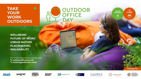 Outdoor Office Day, o zi de lucru în aer liber, în Iulius Gardens